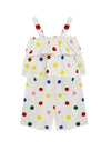 A.T.U.N. (All Things Uber Nice) GirlS Cotton Above The Knee Jumpsuit (Grom Fic_CreamMulti_89 Years)