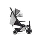 Smartrike Traveler Travel Stroller for Toddlers - Lightweight, Foldable & Compact Stroller with Near-Flat Recline, Everest Grey
