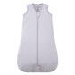 Mosebears Sleep Sack Baby Winter Wearable Blanket with 2-Way Zipper,2.5 TOG Cotton Sleep Sack Unisex (Light Grey, 6-12 Months)