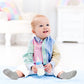 Tphon Non Slip Toddler Socks 12 Pairs Infant Baby Kids Grip Socks For Boy Girls Anti Skid Ankle Socks For 5-7 Year Children