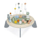 Janod J04402 Sweet Cocoon Wooden Activity Multi-Play Table Toddlers - Fine Motor Development - Non-Slip Feet - Water Painted and