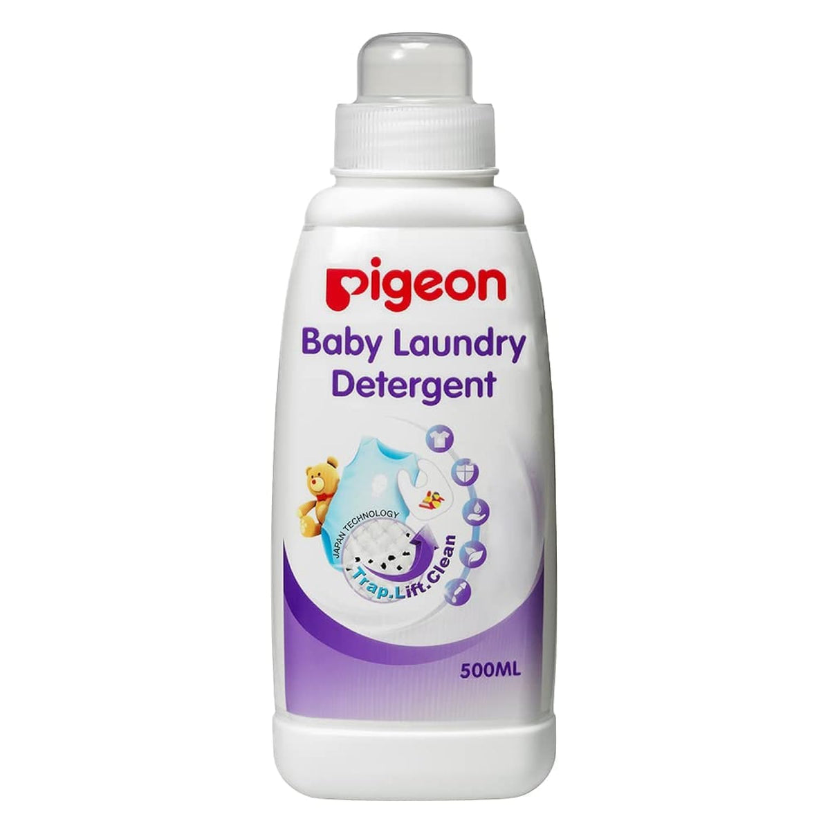 Pigeon Liquid Detergent Laundry Liquid For Baby Clothes Fabric Care 500Ml Bottle