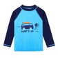 Huaaniue Baby Toddler Boy Swimsuit Rashguard Set Swimwear Upf 50+ Car With Hat 6-12 Months