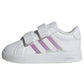 adidas Unisex-Baby Grand Court 3.0 Cf I, White/Iridescent/White, 6