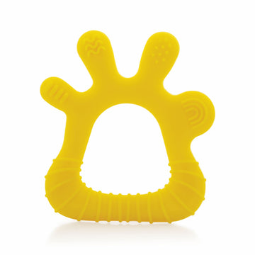 Beebaby Finger Shape Soft Silicone Teether For 6 To 12 Months With Storage Case, Bpa Free Teething Toy For Babies With Textured 