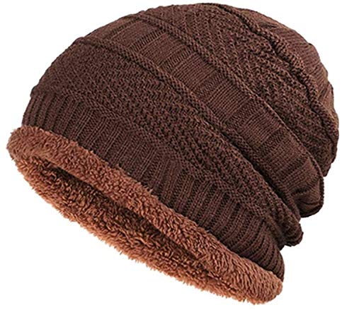Mukhaksh Kids/Unisex/Boys/Girls Woolen Winter Brown Beanie Cap (78 Years) Winter Warm Hats