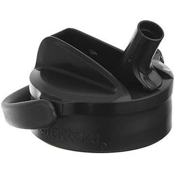 Lifefactory Bpa-Free Pivot Straw Cap For 12-Ounce, 16-Ounce, And 22-Ounce Glass Bottles, Onyx