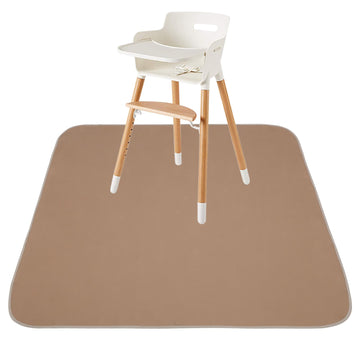 Baby Splat Mat For Under High Chair/Arts/Crafts, Triluby 51' Waterproof Non Slip Food Splash Mat For Eating Mess, Washable Wean