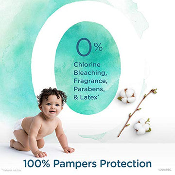 Diapers Size 3, 26 Count - Pampers Pure Protection Disposable Baby Diapers, Hypoallergenic And Unscented Protection, Jumbo Pack