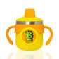 angaakar Stainless Steel Sipper Bottle with Straw 260ml (Yellow)