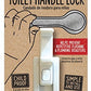 Childproof Toilet Handle Lock (1-Pack, White Button)