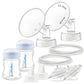 Maymom Pump Parts Compatible with Spectra S2 S1, Incl Flanges (13mm) Valves Tubes Bottles Backflow Protectors, Not Original Spec