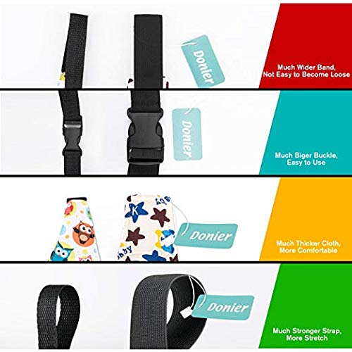 Packs Of 2 Toddler Car Seat Neck Relief And Head Support, Pillow Support Head Band Easy Installation On Most Convertible Seats A