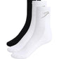 Fuaark Men Classic Quarter Ankle Length Cotton Socks (Blk2|Nvy1 Pack Of 3)