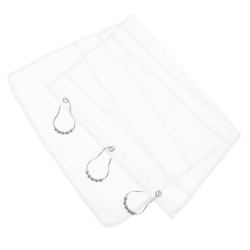 Vaguelly Door Organizer Bath Net Toy Storage Mesh Storage Bag Hanging Pockets Shower Hangers Organizer Mesh Shower Bag