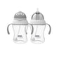 Mum To Mum Leak-Proof Easy-Drinking Space Robot Straw Cups 8Oz For 6+ Months, 2 Pack, Mm203A