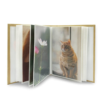 Photo Album Hold 100 Pockets,Kraft Paper Photo Album 5'X 7',Kid Photo Album Hold,Children'S Pictures Album(Dolphin)