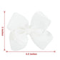 Meedee Fashion Cute White Bow Headband For Girls Toddlers 3 Year Old, Little Girl Headband Bows Big Grosgrain Headband Bow For C