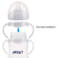 3 Pack Silicone Sleeves With Handle For Avent Natural Glass Baby Bottles, Anti Breakage, Anti Scald Baby Bottle Holder, Compatib