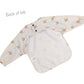 Gzmm Waterproof Baby Bibs,Infant Toddler Long Sleeve Feeding Bib With Food Catcher,Easy Clean & Washable(Mushroom)