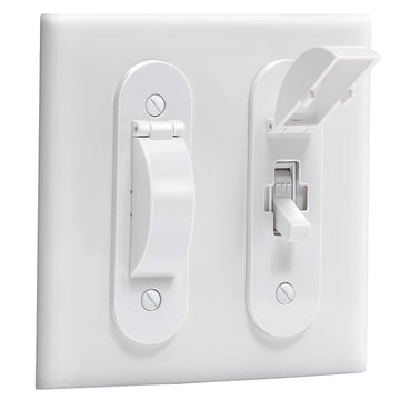 Wall Switch Guard, Child Proof Light Switch Cover Guard | Toggle Style | Light Switch Protection | Keep Toggle Switch In On Or O