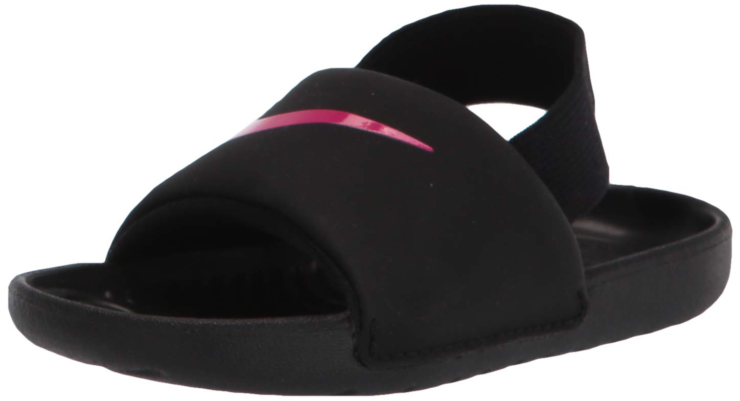 Nike Baby Boy'S Kawa Slide (Infant/Toddler) Black/Vivid Pink/Black 7 Toddler M
