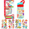 Creative Kids Cocomelon Decorate Your Own Water Bottle Bpa Free Toddler Water Bottle With 4 Sheets Of Customized Stickers - Diy