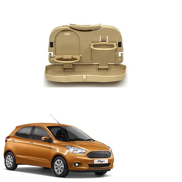 Stylish Foldable Compact Car Back Seat Tray for Food/Drinks/Cup/Bottle Holder Universal Pack of 1 Suitable for Ford Figo Type2