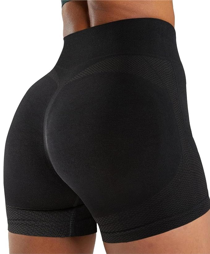 Fshway WomenS Gym Shorts Booty Scrunch High Wasit Seamless Sports Shorts Workout Push Up Shorts Cycling Fitness Running Shorts 