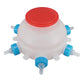 Lamb Milk Feeder Bottle, 6 Pacifier Round Pc Plastics Easy To Clean Sheep Feeding Cup, Portable Safe Milk Pot For Piglet Lamb, L