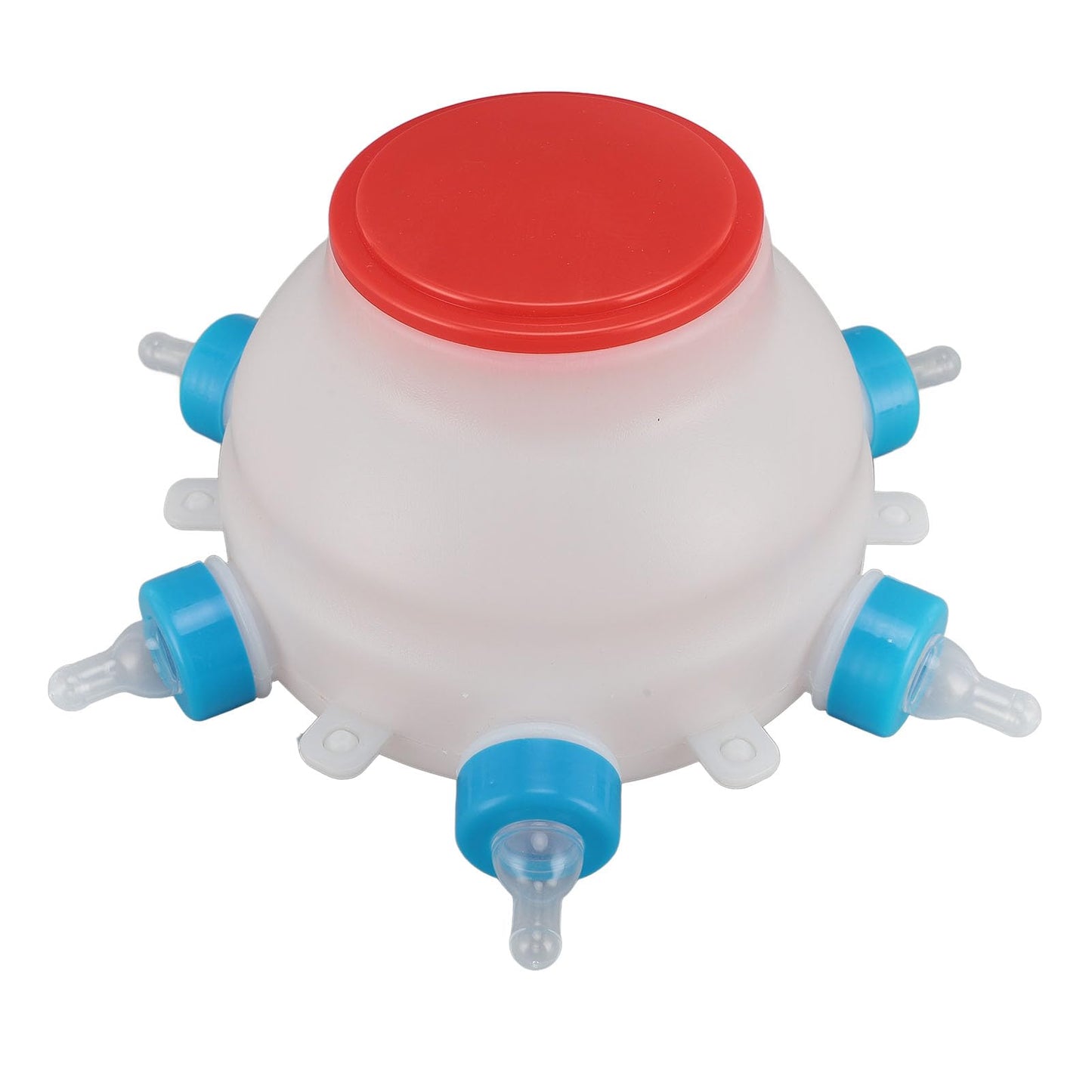 Lamb Milk Feeder Bottle, 6 Pacifier Round Pc Plastics Easy To Clean Sheep Feeding Cup, Portable Safe Milk Pot For Piglet Lamb, L