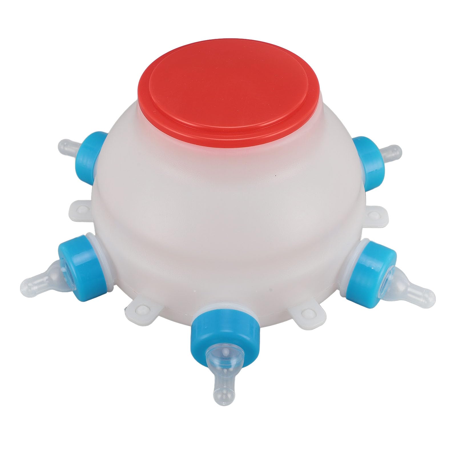Lamb Milk Feeder Bottle, 6 Pacifier Round Pc Plastics Easy To Clean Sheep Feeding Cup, Portable Safe Milk Pot For Piglet Lamb, L