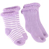 Kushies Newborn Terry Socks, Lilac, 0-3 Months