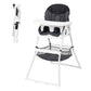 Baby Trend Flat Fold High Chair, Stellar Black