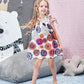 Hipea Toddler Baby Girl Clothes Bohemian Sleeveless Flower Princess Floral Formal Kids Summer Dress Skirt(7-8T)