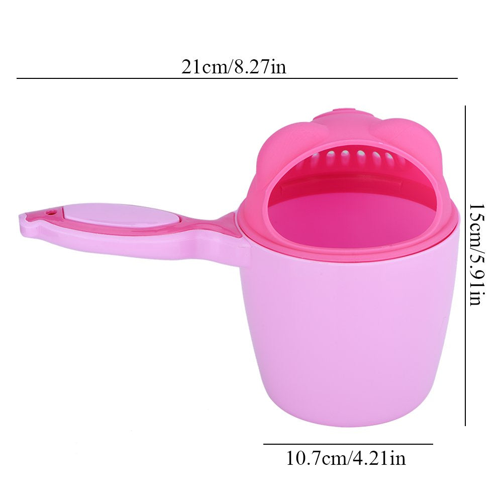 Zerodis Shampoo Cup, Baby Shampoo Cup Cute Kids Wash Hair Bathing Flusher Cup Protection Eye Rinse Cup For Infant Toddler Childr
