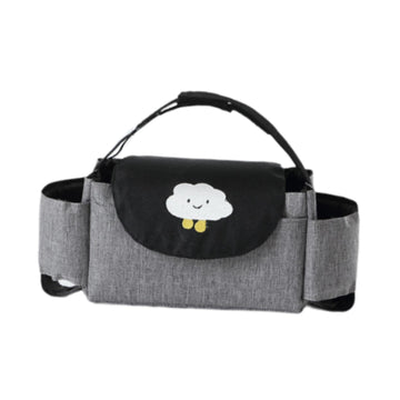 BNF Strollers Organizer Bag Container Baby Diaper Bag for Pushchair Strollers Pram Black Gray Cloud | Baby | Strollers & Accesso
