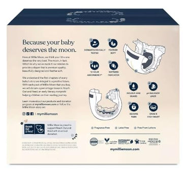 Millie Moon Luxury Diapers - (Size - 2 And Count - 96)