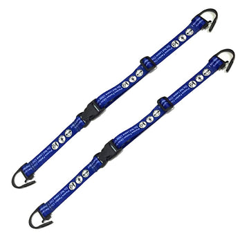 Hooshing 2Pcs Kids Baby Safety Seat Belt Adjustable Supermarket Shopping Cart Belt Chair Seat Belts Blue