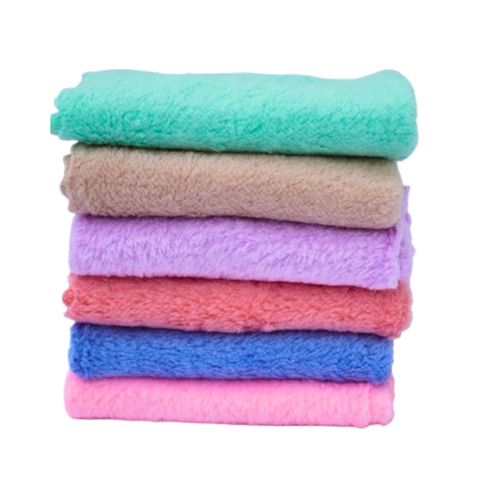 Olyra Muslin Cotton Baby Napkins  Extra Soft, Breathable & Absorbent Reusable Wipes for Newborns, Babies & Toddlers. 100% Cotto