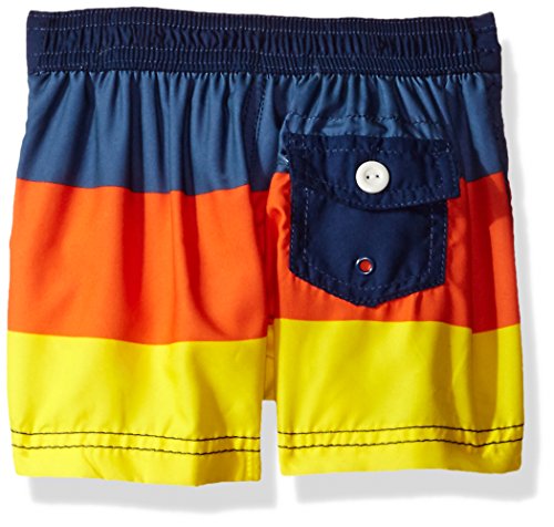 Carter'S Boys' Infant Scuba Dude Rash Guard Set, Orange, 24M