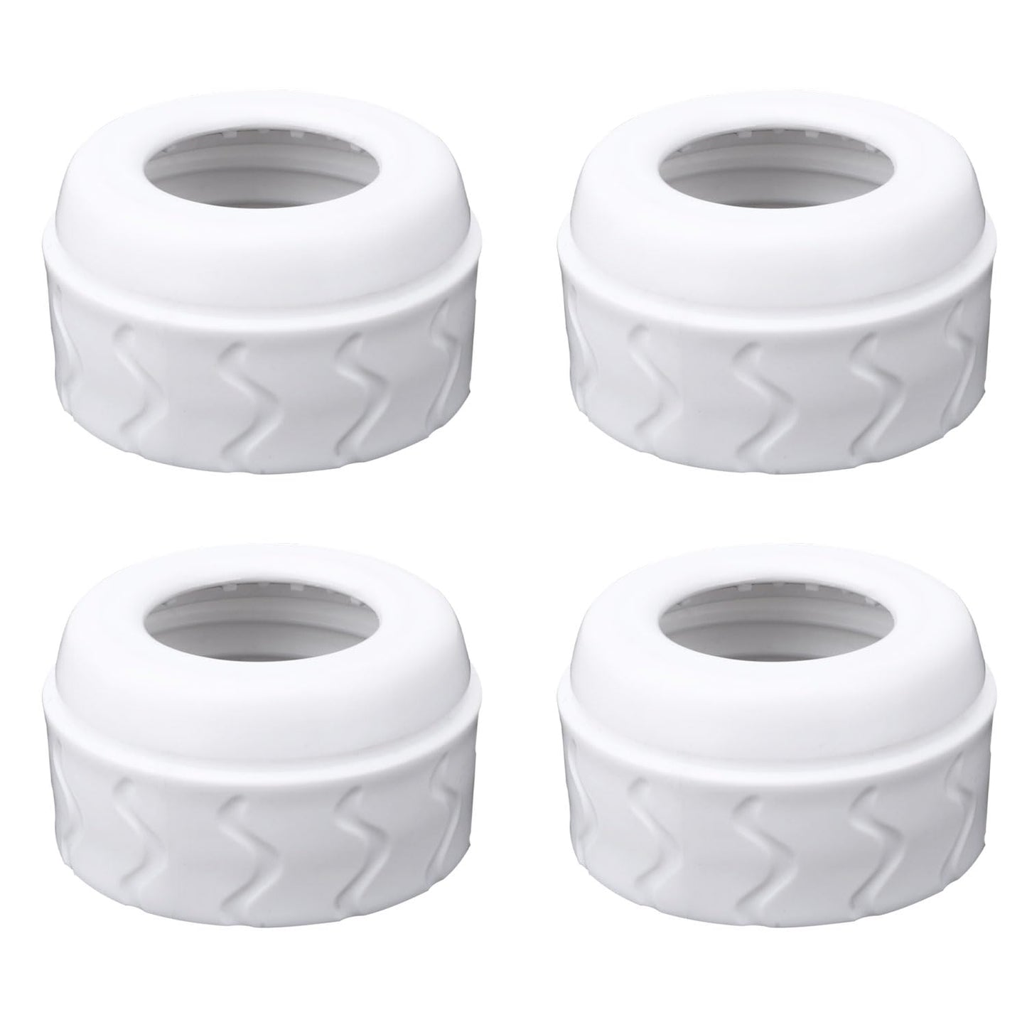 4Pcs Bottle Nipple Collars Rings, Compatible With Dr. Brown'S Narrow Plastic & Glass Bottles Bottles 4Oz & 8Oz No Leak Or Spills