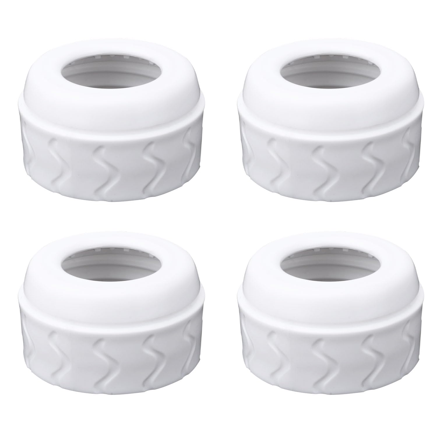 4Pcs Bottle Nipple Collars Rings, Compatible With Dr. Brown'S Narrow Plastic & Glass Bottles Bottles 4Oz & 8Oz No Leak Or Spills