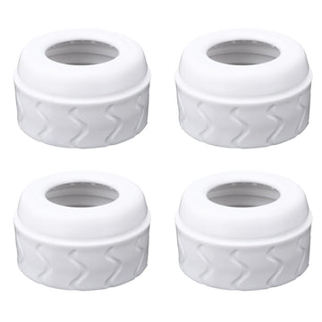 4Pcs Bottle Nipple Collars Rings, Compatible With Dr. Brown'S Narrow Plastic & Glass Bottles Bottles 4Oz & 8Oz No Leak Or Spills