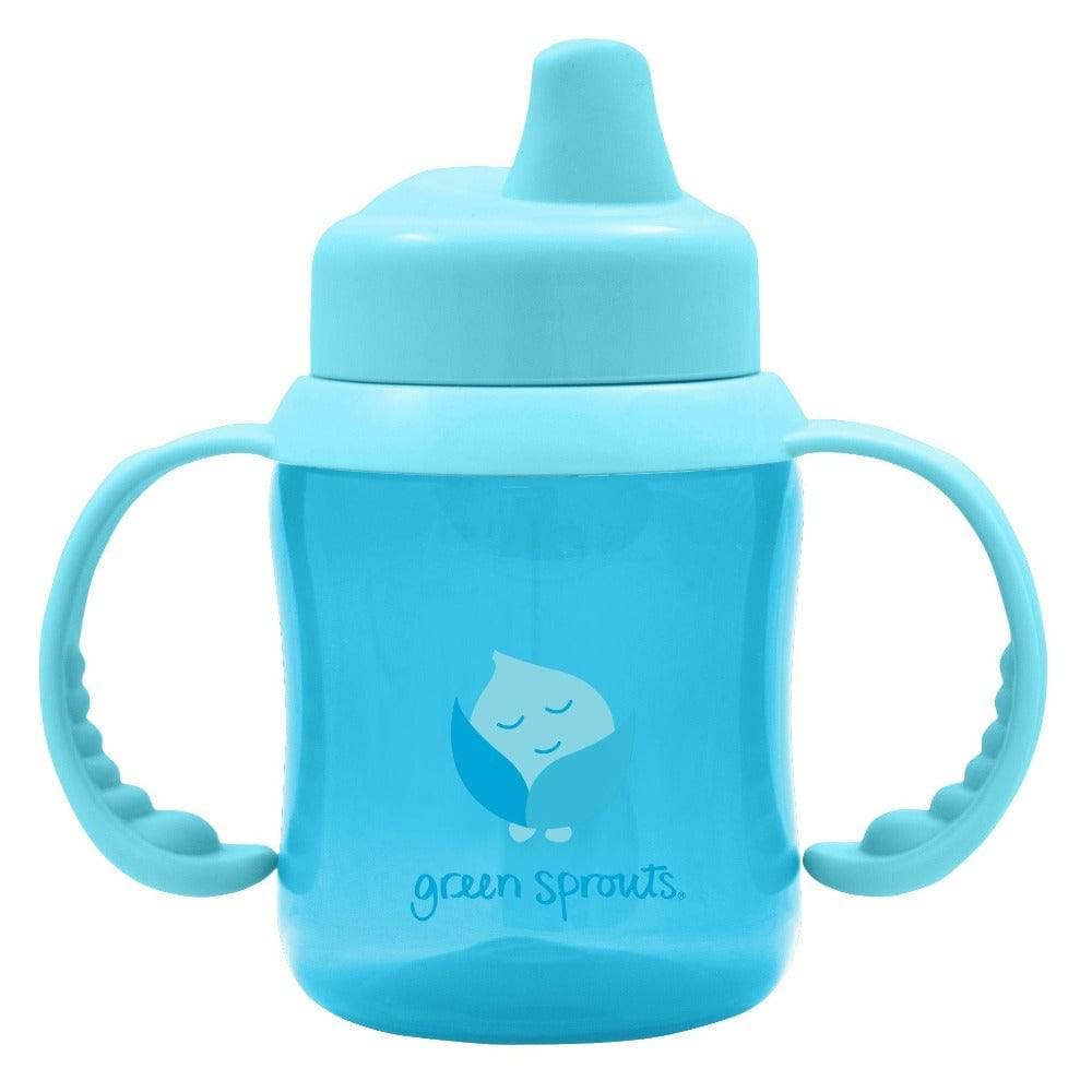 green sprouts Non-spill Sippy Cup | One-way valve for easy transition from bottle | Prevents leaks & encourages sucking, Firm sp
