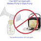 Maymom Backflow Protector, Long Stem, Compatible With Spectra S1, S2 And 9 Pumps, Compatible With Medela Flanges And Medela Part