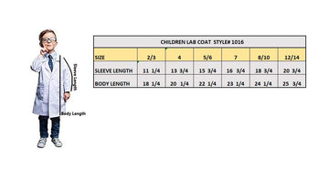 Natural Uniforms Real Children'S Lab Coat For School Projects Halloween Costumes, Size (7)