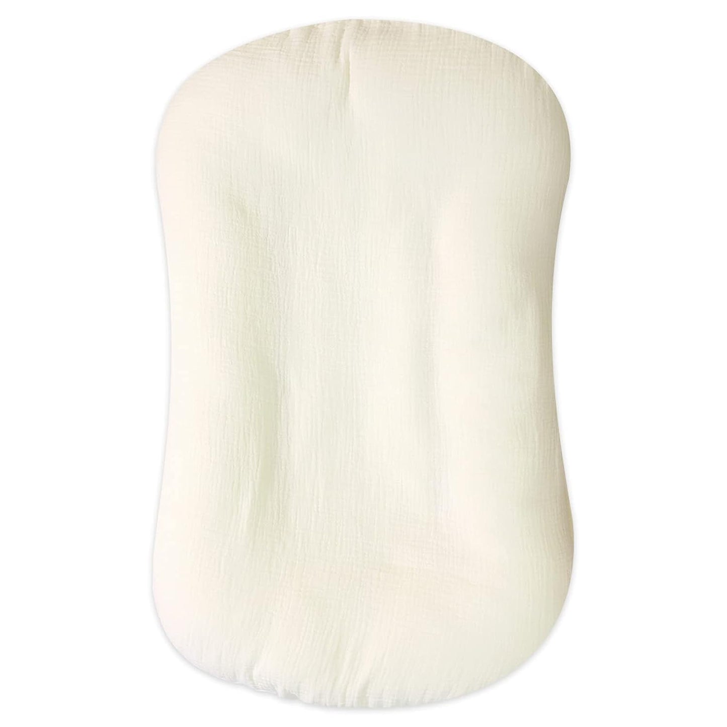 Muslin Baby Lounger Cover, Baby Padded Lounger Cover, Infant Floor Seat Cover, Organic Cotton Removable Slipcover Fits Newborn L