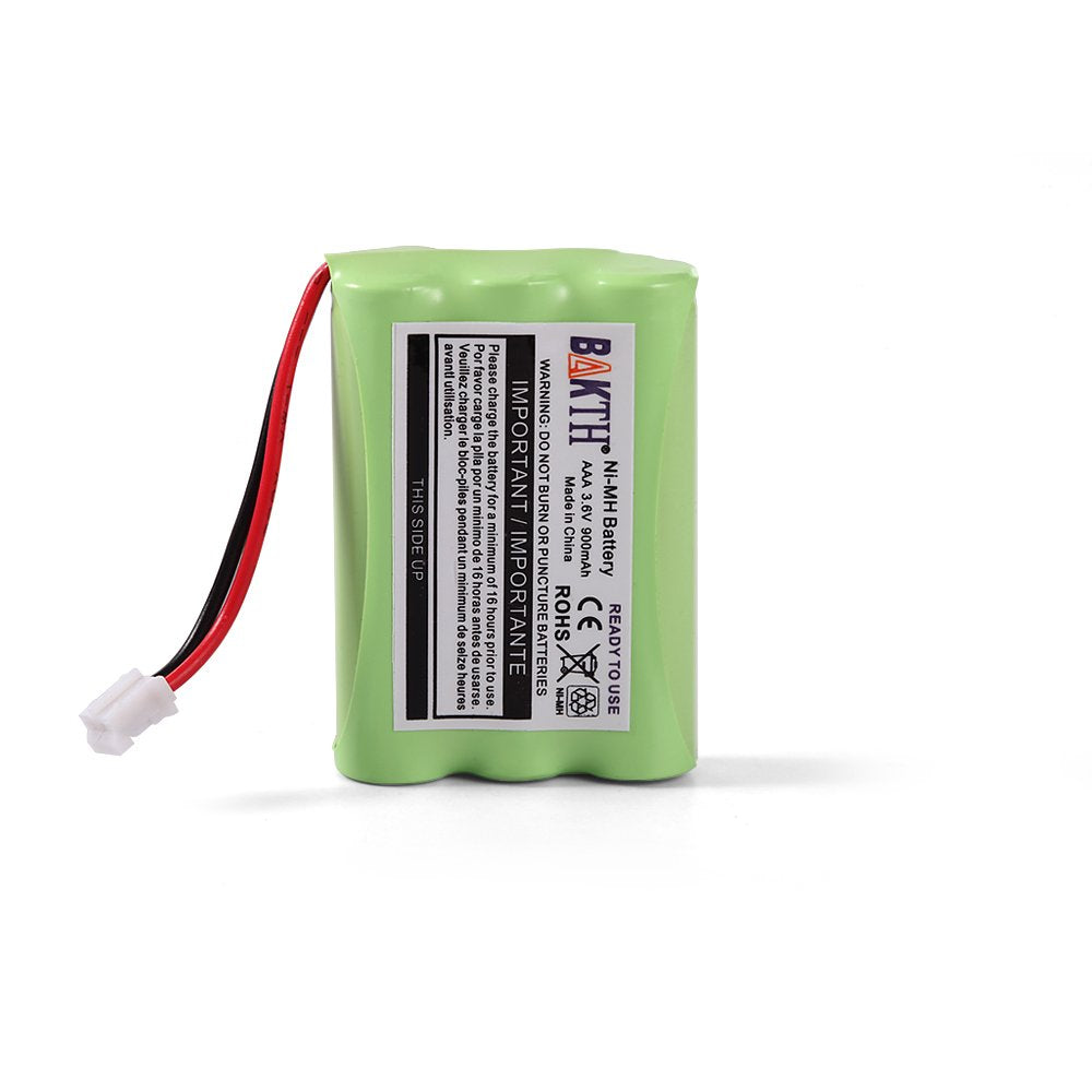 Bakth 900Mah 3.6V Ni-Mh Square-Hole Plug Battery For Motorola Mbp33 Mbp33S Mbp33Pu Mbp35 Mbp36 Mbp36S Mbp36Pu Mbp41 Mbp43 Baby M