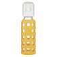 Lifefactory 9Oz Glass Baby Bottle 2Pk Bundle With 2 Stage 3 Nipples (Kale/Mango)
